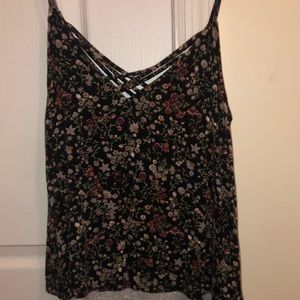 floral American eagle shirt